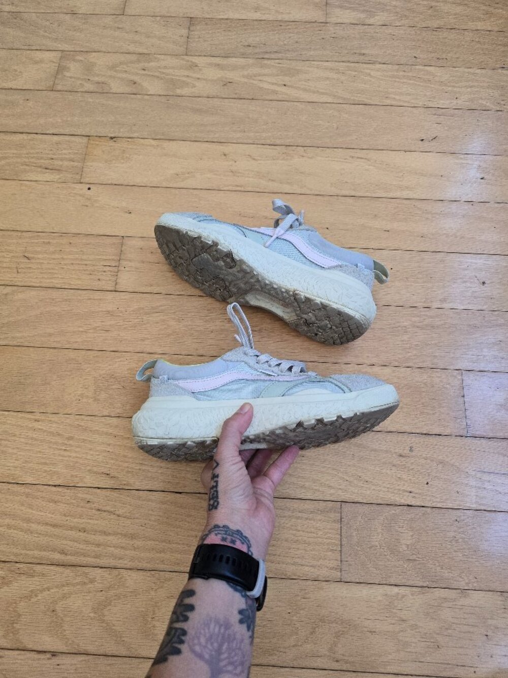 Vans | UltraRange VR3 Light Grey Mesh Gorpcore Skater Sneakers | WMS 7.5